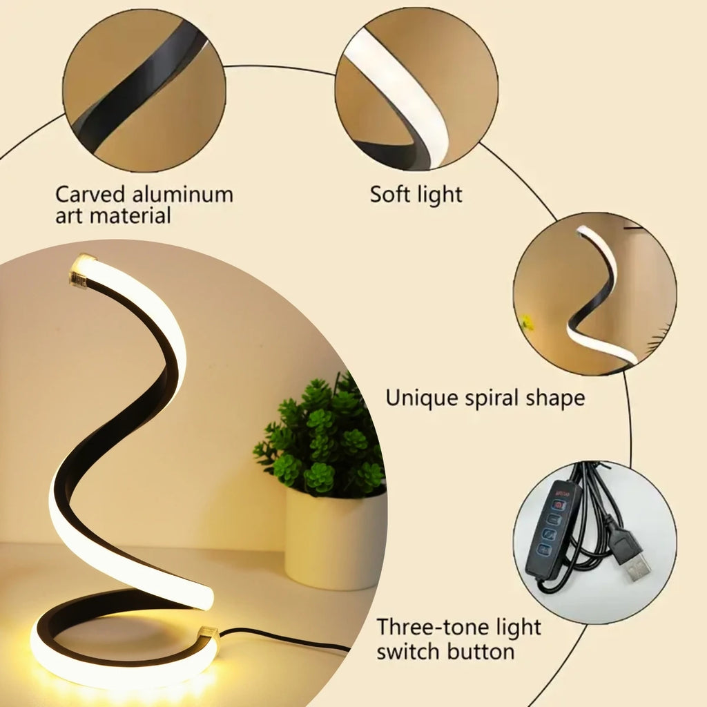 Abajur Espiral